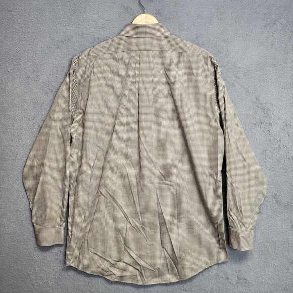 Brooks Brothers Shirt Mens 16 - 34 Madison Check Non Iron Supima Cotton Stretch - Picture 3 of 10